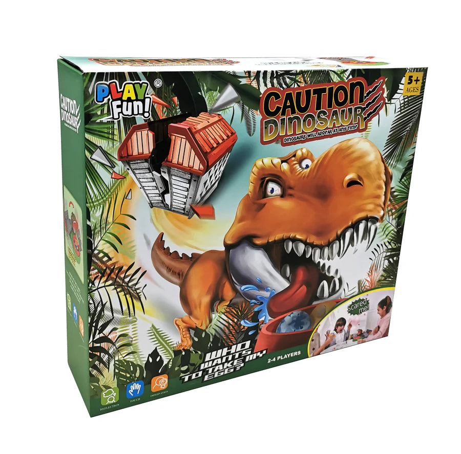 65 CARDS: Playfun Caution Dinosaur Family Game
