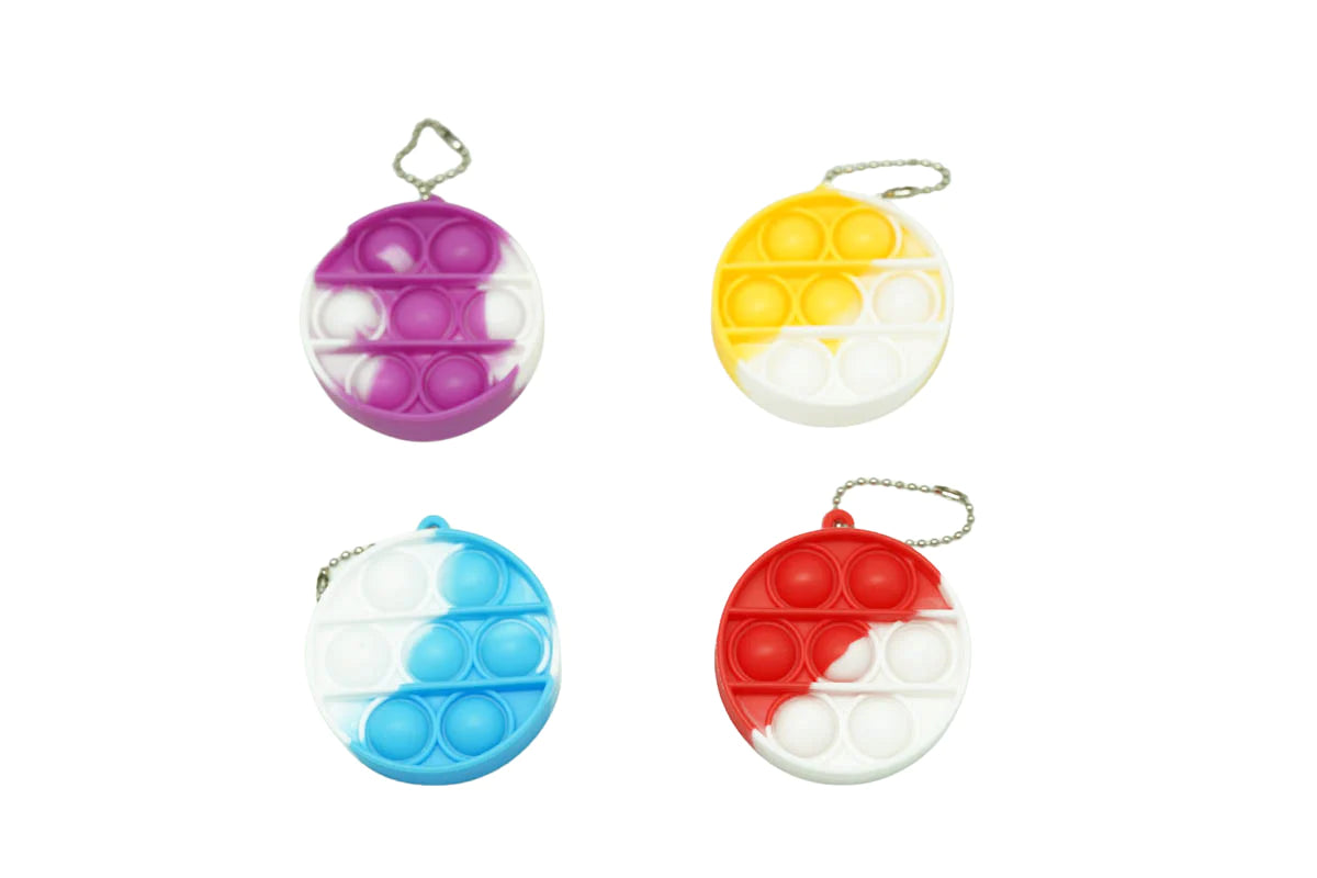 10 CARDS: Pop It Pattern with Keychain