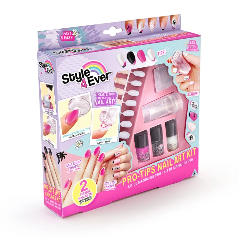 70 CARDS: Style 4 Ever Pro-Tips Nail Art Kit