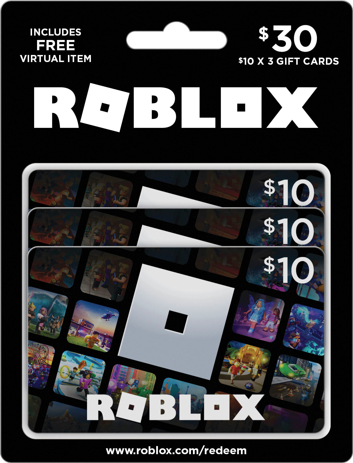 100 CARDS: S$30 Roblox Gift Card