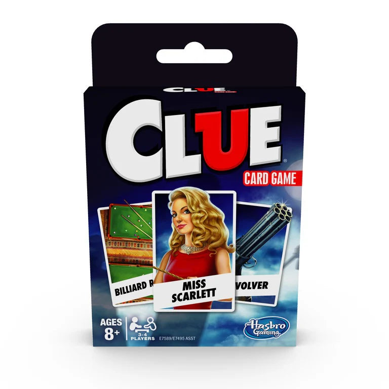 30 CARDS: Hasbro Gaming Clue Card Game
