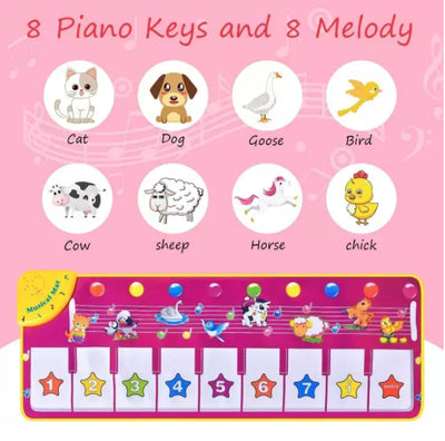 45 CARDS: Musical Mat Touch Piano Playmat