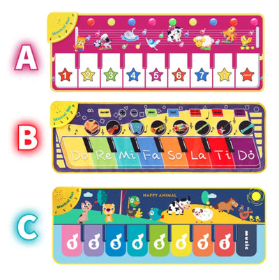 45 CARDS: Musical Mat Touch Piano Playmat