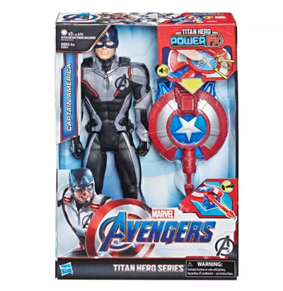 22 CARDS: Marvel Avengers: Endgame Titan Hero Power FX Captain America 12 Inch