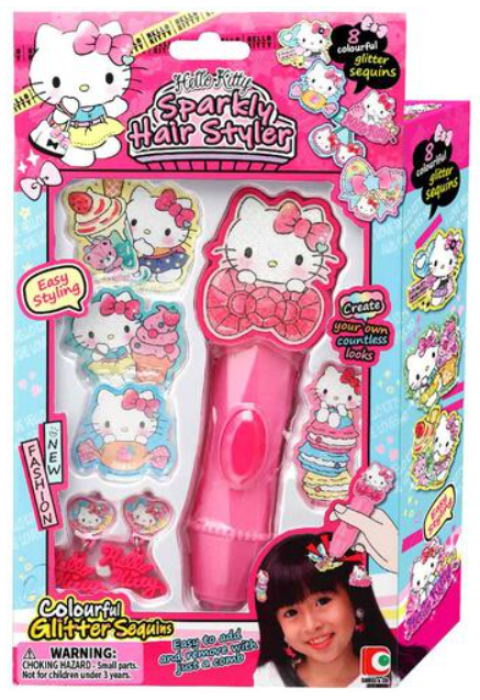 40 CARDS: Hello Kitty Sparkly Hair Styler