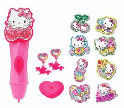 40 CARDS: Hello Kitty Sparkly Hair Styler