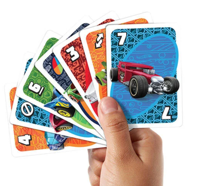 25 CARDS: UNO Express Hot Wheels