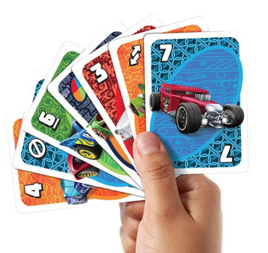 25 CARDS: UNO Express Hot Wheels