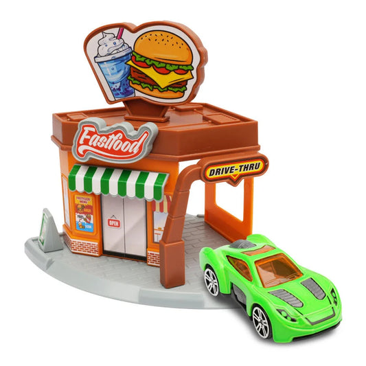 20 CARDS: Speed City Mini Fast Food Shop