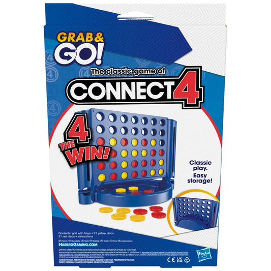 50 CARDS: Hasbro Gaming Grab and Go Connect 4