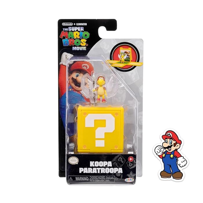 50 CARDS: The Super Mario Bros Movie 1.25 Inch Mini Figure