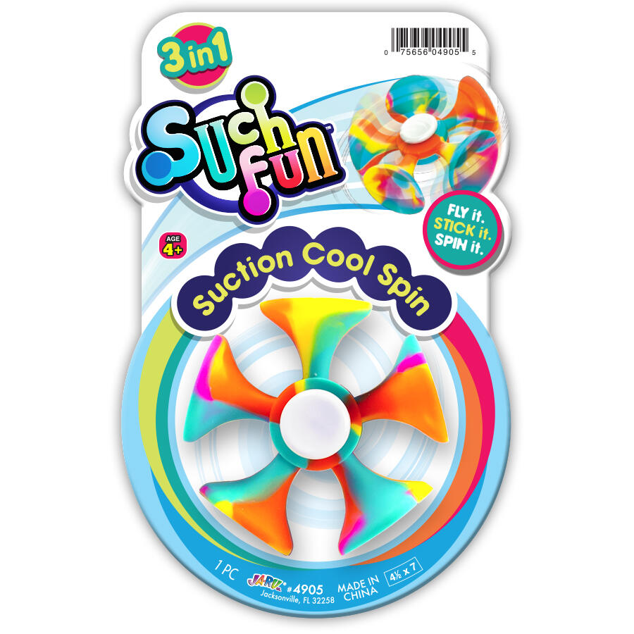 20 CARDS: Ja-Ru Such Fun Suction Cool Spin