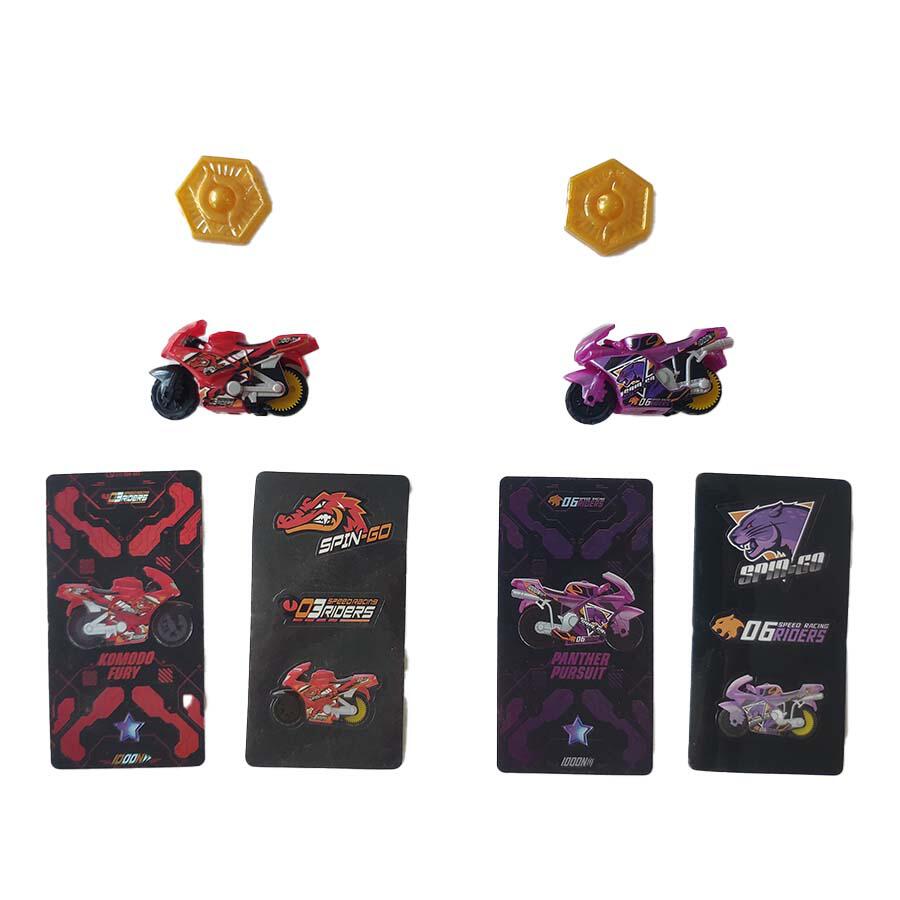 40 CARDS: Spin N Build Moto Set