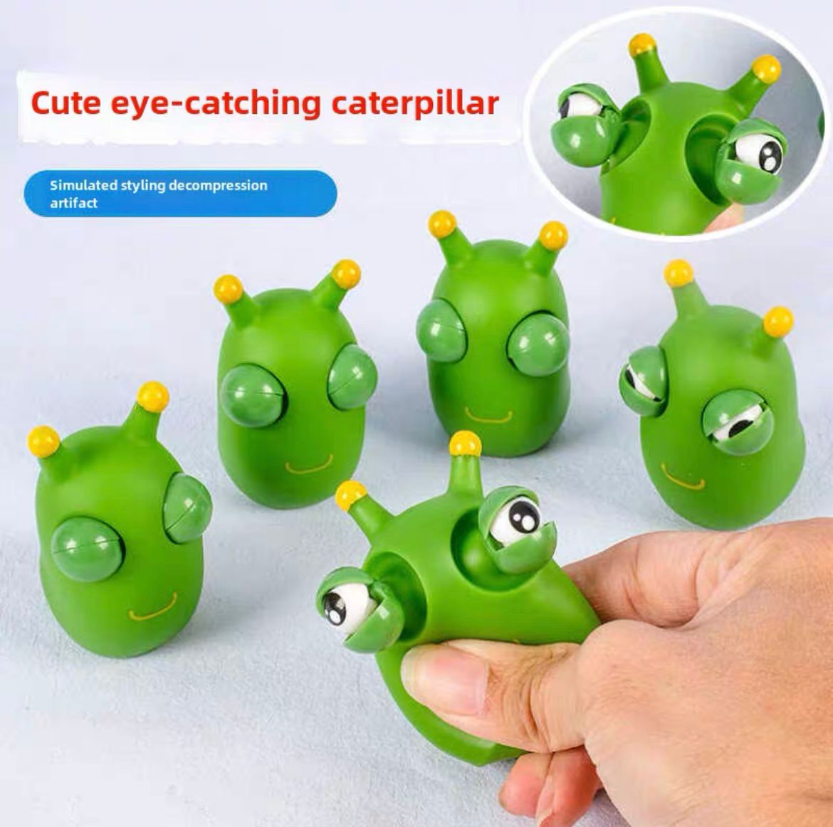 10 CARDS: Cute Eye Catching Caterpillar