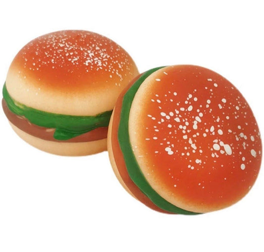 10 CARDS: Hamburger Squishy Toy