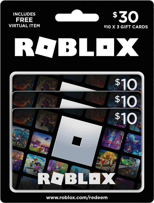 100 CARDS: S$30 Roblox Gift Card