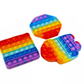 6 CARDS: Push Bubble Pop It Fidget Toy