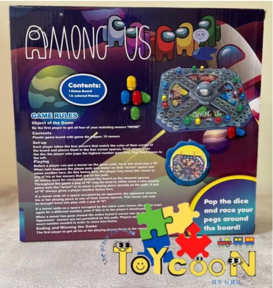 25 CARDS: Among Us Family Board Game