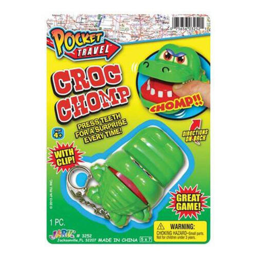 30 CARDS: Pocket Travel Croc Chomp