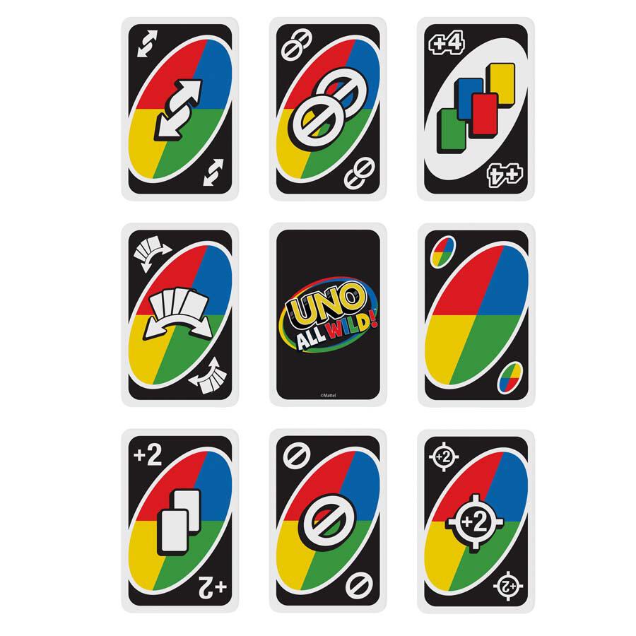 25 CARDS: Uno All Wild