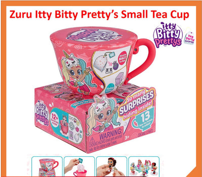 38 CARDS: Zuru Itty Bitty Prettys Tea Party Little Teacup Doll Assortment (Includes 12 Surprises!)