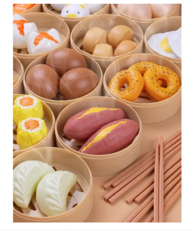 43 CARDS: Children Kitchen Pretend Play Toy Set