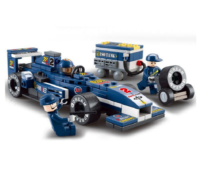 24 CARDS: F1 Racing Car Model Building Blocks