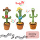 25 CARDS: Dancing Cactus with USB Charger