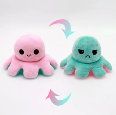 30 CARDS: Reversible Bipolar Octopus Doll Toy