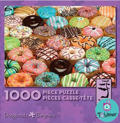 50 CARDS: Doughnuts 1000 Piece Jigsaw Puzzle