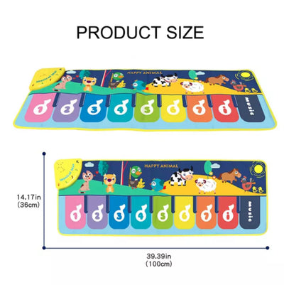 45 CARDS: Musical Mat Touch Piano Playmat